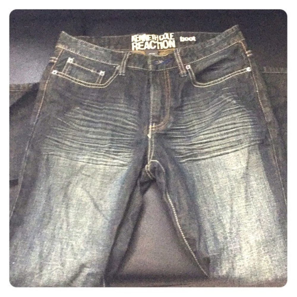 Kenneth Cole reaction bootcut men’s jeans